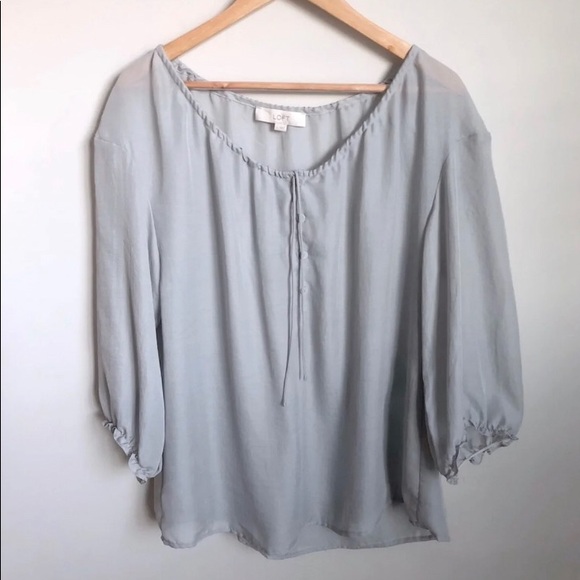 LOFT Peasant Top - Picture 2 of 4